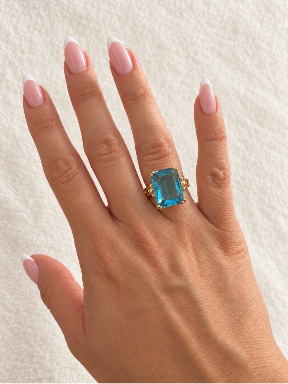 Blue Gemstone Ring New